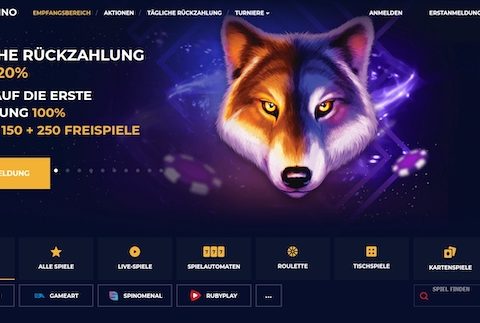 Nine Casino Webseite