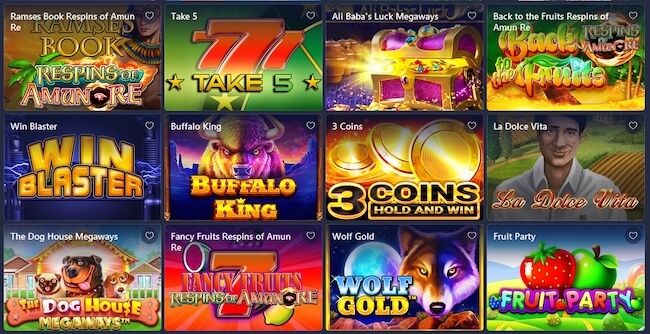 Betmaster Casino Spiele
